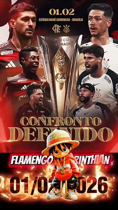 FLAMENGO X CORINTHIANS - SUPERCOPA REI 2026
