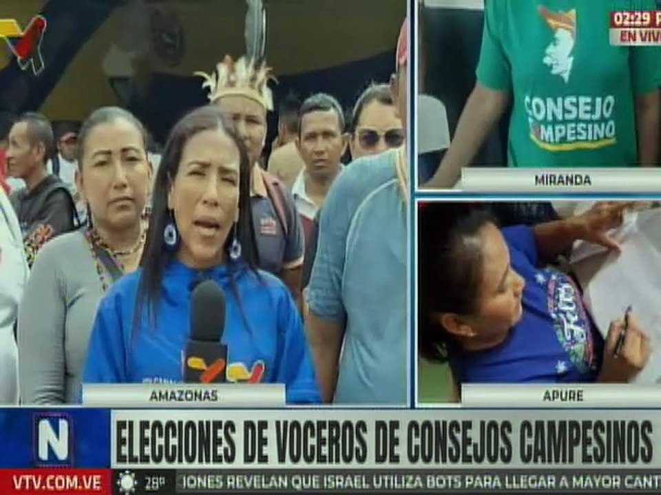 Pueblos originarios de Amazonas y campesinos respaldan a las autoridades del Gobierno Bolivariano