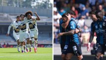 Pumas y Querétaro terminan en empate tras goles de Coco Carrasquilla y Mateo Coronel