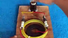 How to Make Free Electricity From Spark plugs And Magnetic 🧲