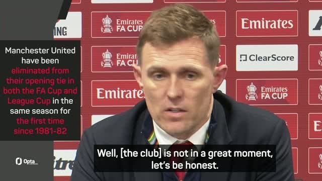 'Don't waste the season' - Fletcher issues rallying cry after FA Cup exit