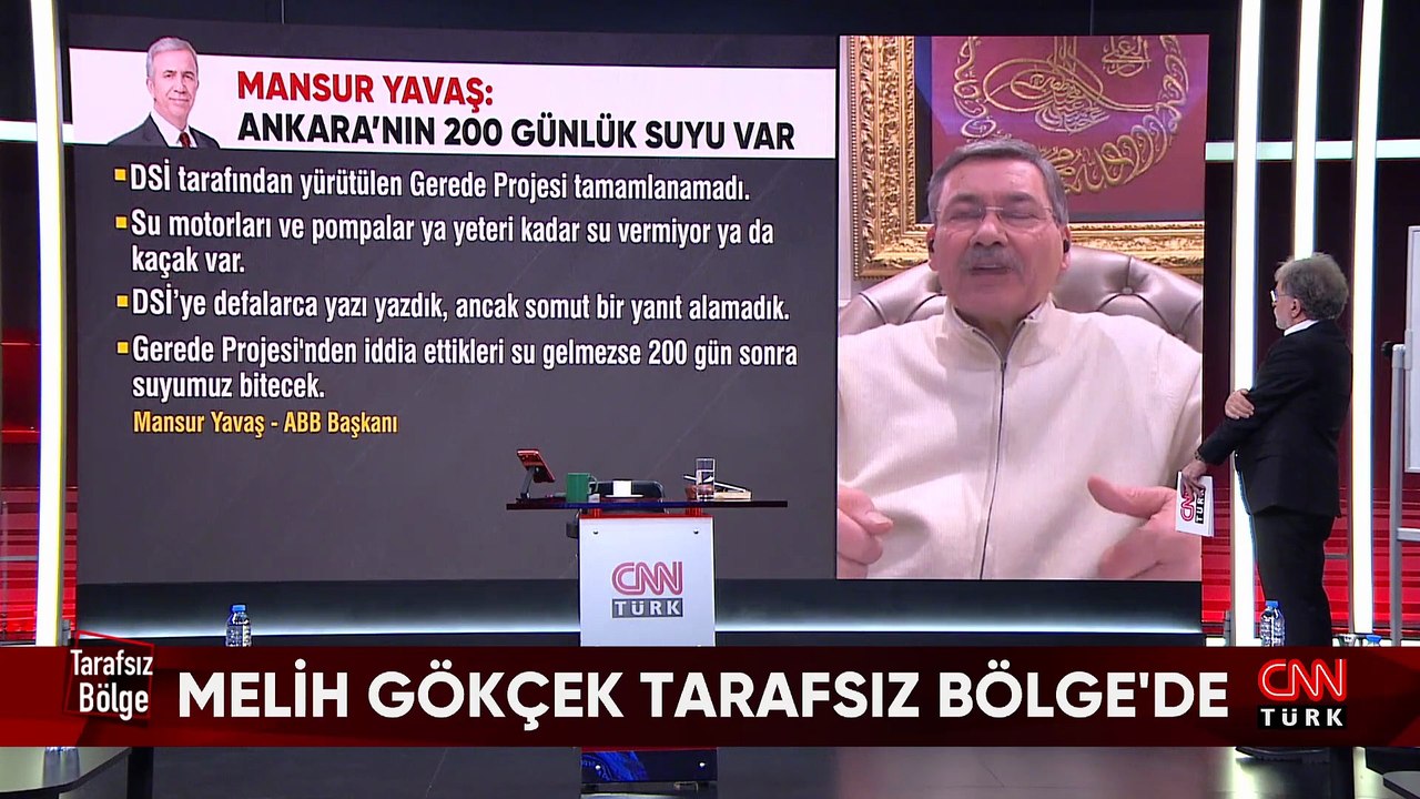Ankara'da su krizinin aslı ne? "Hıdırlıktepe Anıtı" polemiğinde kim ne diyor? Ankara'da trafiğin sorumlusu kim? Melih Gökçek Tarafsız Bölge'de yanıtladı