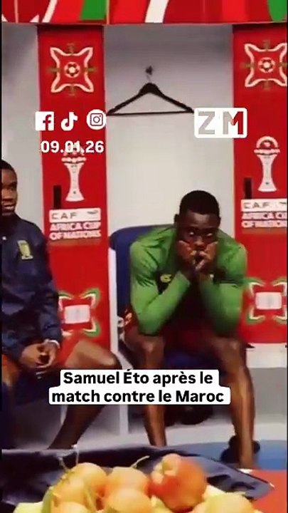 Eto'o après l'élimination