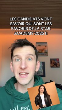 LES CANDIDATS CONNAISSENT LES FAVORIS | STAR ACADEMY 2025 ⭐️