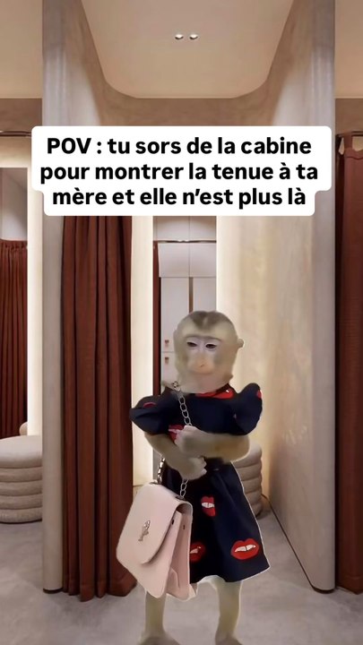 POV : tu sors de la cabine pour montrer la tenue à ta mère et elle n’est plus là