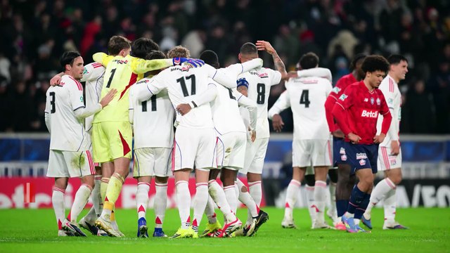 Grâce à un but de sa nouvelle recrue Endrick, l'OL s'impose à Lille et se qualifie pour les 8es de finale de la Coupe de - Foot - Coupe de France