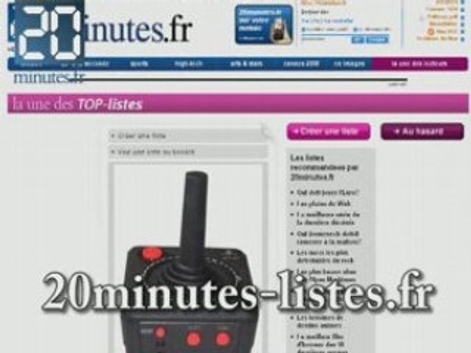 TOP-listes : Les explications