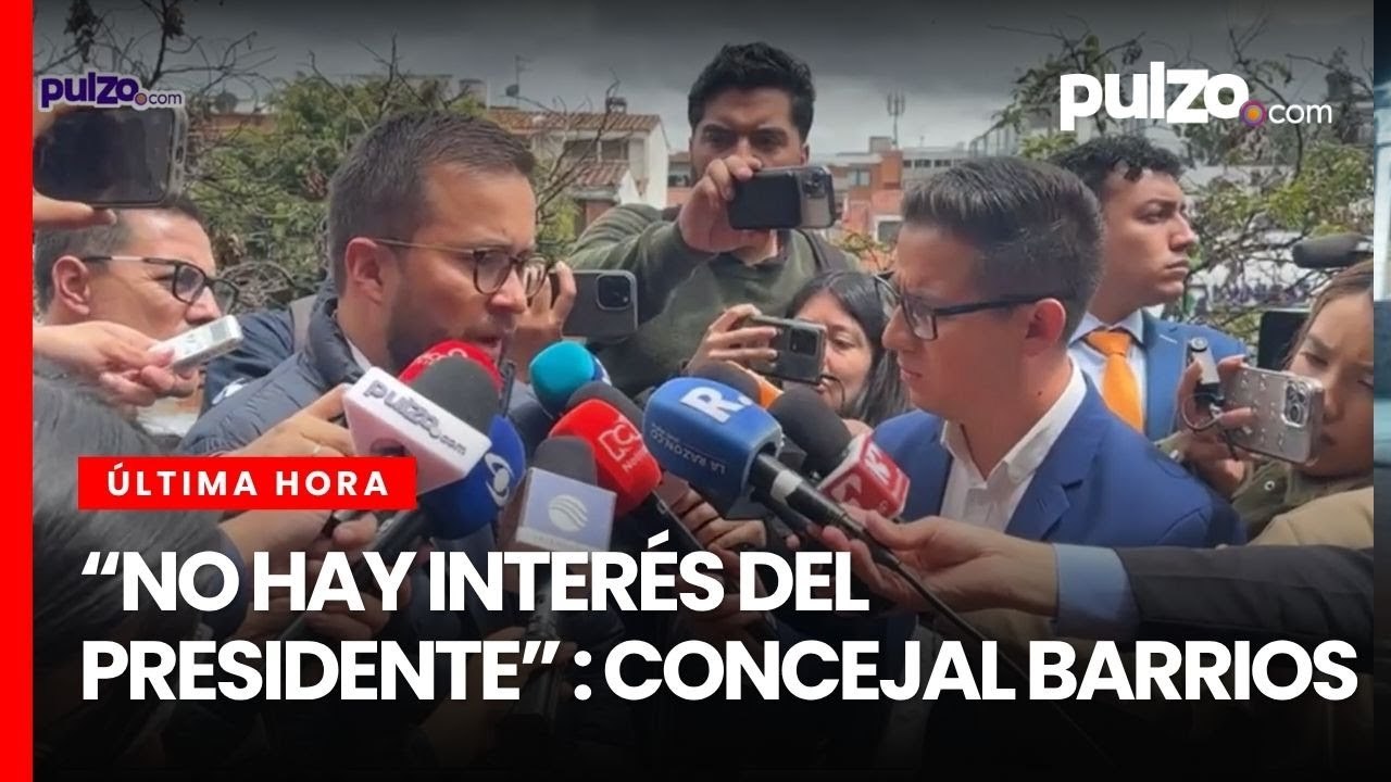 El concejal Andrés Barrios se pronuncia por quejas a la Unidad Nacional de Protección |  Pulzo