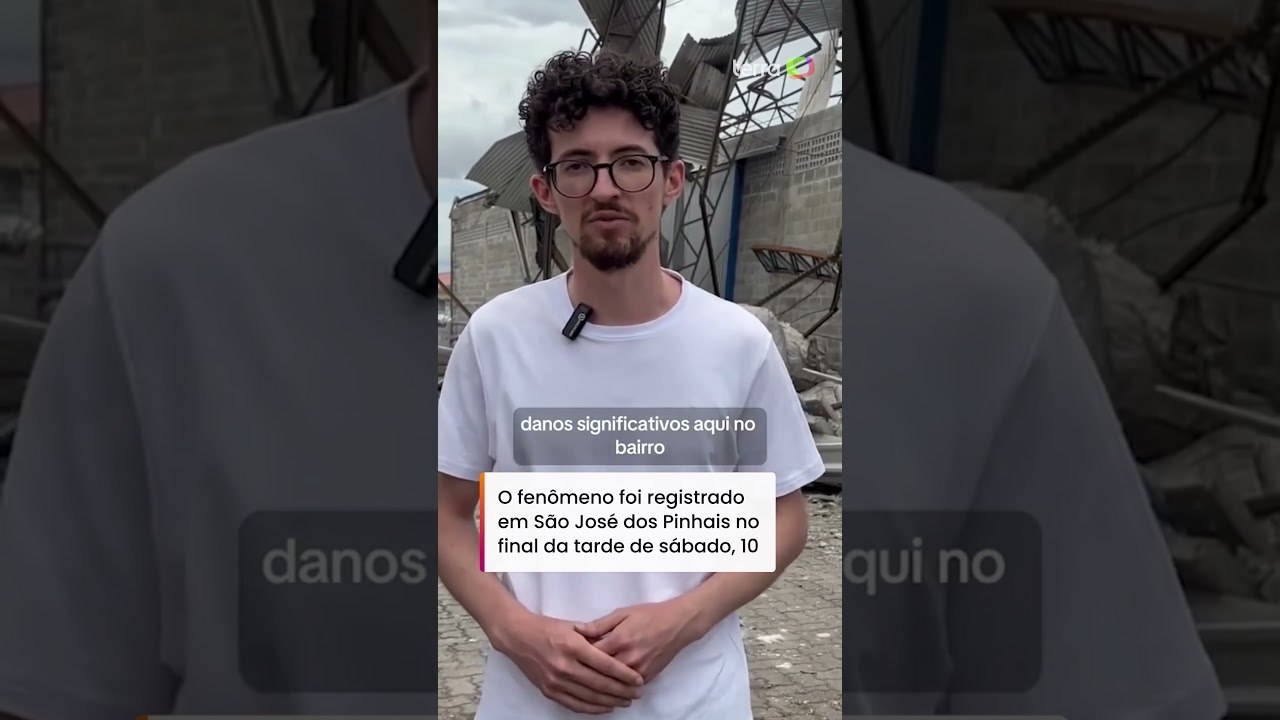 Tornado no Paraná: meteorologista do Simepar detalha fenômeno que atingiu região de Curitiba #shorts