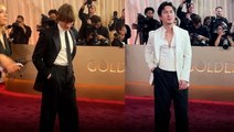 Heated Rivalry Stars Hudson Williams and Connor Storrie Set the Red Carpet on Fire in 2026 Golden Globes Debut