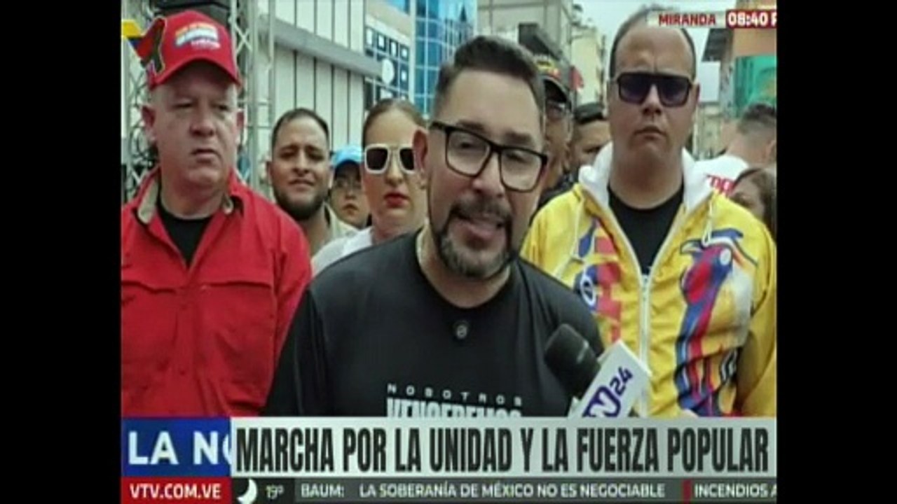 Mirandinos se mantienen en las calles en defensa de la Revolución y del Presidente Nicolás Maduro