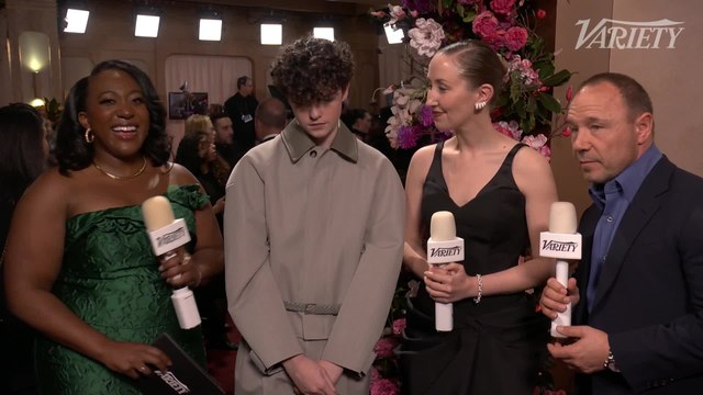 Stephen Graham, Owen Cooper, Erin Doherty on their first Globes