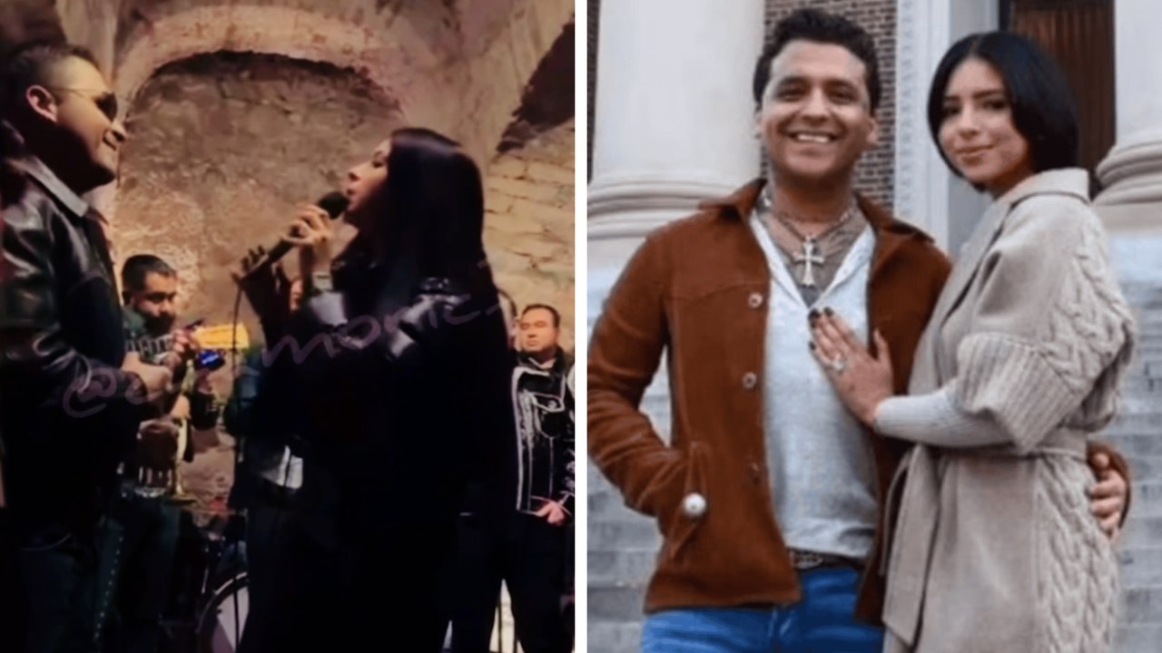 Christian Nodal celebra su cumpleaños a Ángela Aguilar tras polémica de violinista