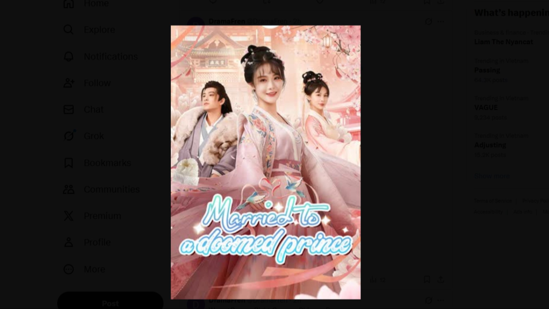 Married to a doomed prince Drama Movies English Sub