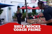 Shilo Sanders mocks Deion Coach Prime Sanders in an unexpected encounter in Miami