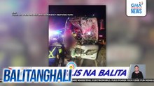 PHL Red Cross - 1, patay sa salpukan ng bus at truck sa SLEX; 17, sugatan | Balitanghali