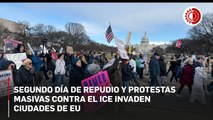 Segundo día de repudio y protestas masivas contra el ICE invaden ciudades de EU
