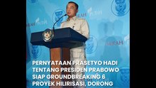 Pernyataan Prasetyo Hadi Tentang Presiden Prabowo Siap Groundbreaking 6 Proyek Hilirisasi