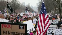 Tens of thousands protest in Minneapolis over fatal ICE shooting