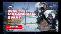 Road to Malam Jaba in Winter Road & weather conditions Latest updates | MALAM JABA SWAT Tour Experience
