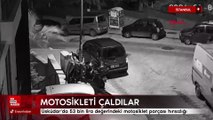 İstanbul Üsküdar'da 53 bin lira değerindeki motosiklet parçası hırsızlığı kamerada