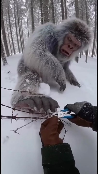 You won’t believe who I saved❄️❄️  لن تصدق من أنقذت❄️❄️