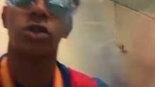 Lamine se graba en el vestuario, aparece Szczesny y gira la cámara: “Esto no se puede grabar”, suelta