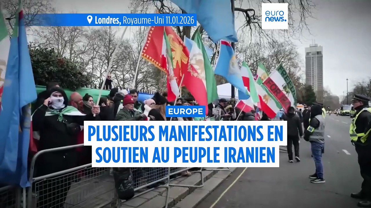 Londres, Paris, Vienne... De nombreuses manifestations organisées en soutien au peuple iranien
