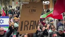 França: milhares em Paris apoiam manifestantes iranianos e príncipe herdeiro no exílio