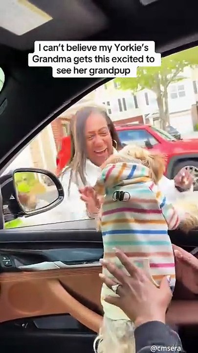 Grandma doesn’t have a dog… she has another grandkid！