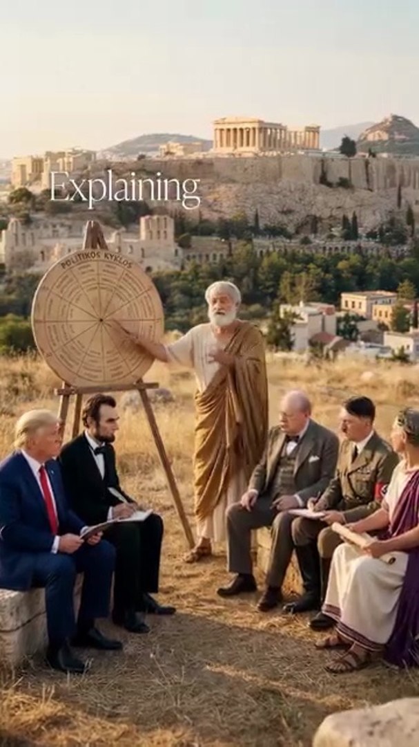 ⁣Aristotle's Political Cycle