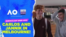 Jannik Sinner's and Carlos Alcaraz's First Interview! | Australian Open 2026