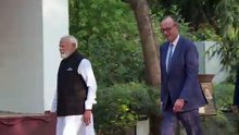 AHMEDABAD PM NARENDRA MODI VISITS GANDHI AASHRAM WITH GERMAN CHANCELLOR FRIEDRICH MERZ