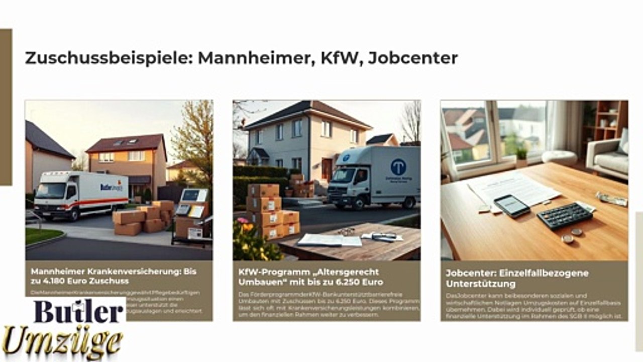 Umzugskosten und Zuschüsse bei Mannheimer