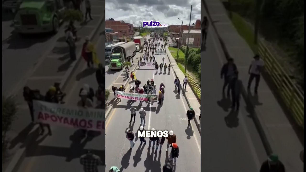#Paro minero tiene bloqueado el centro de #Colombia ¿Qué reclaman los campesinos y mineros? | Pulzo