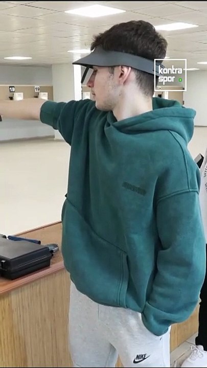 Avrupa Şampiyonası'na hazırlanan milli atıcı Eren Kalfa'nın hedefi olimpiyat