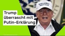 Donald Trump: Nach Maduro-Verhaftung - Trump überrascht mit Putin-Erklärung