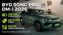 2026 BYD Song Pro DM-i: Plug-in-Hybrid auf neuem Level