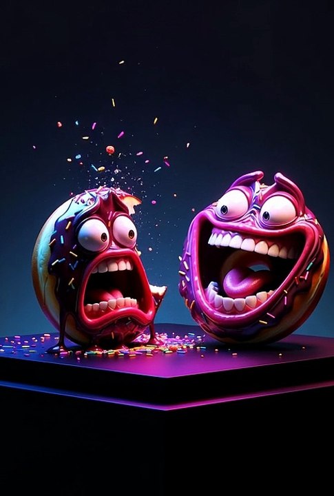 3d animated horror video