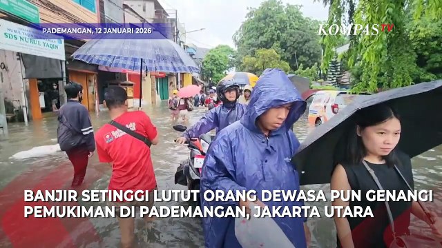 Sejumlah Titik Jakarta Dilanda Banjir Usai Diguyur Hujan Deras, Polisi Alihkan Motor Masuk Tol