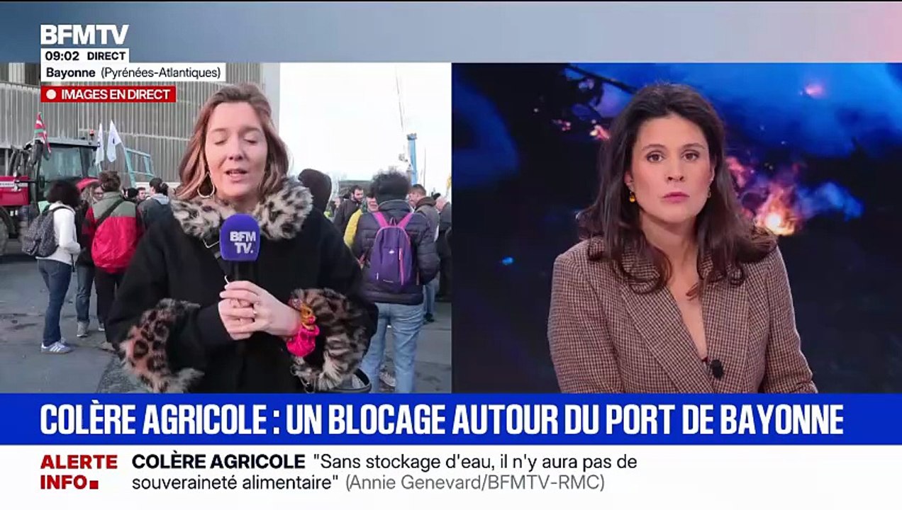 Des agriculteurs protestant notamment contre l'accord commercial UE-Mercosur ont bloqué ce matin un dépôt pétrolier à La Rochelle et des silos à grains à Bayonne