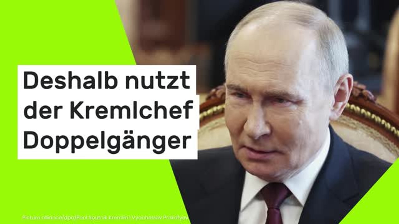 Wladimir Putin: Ex-Geheimdienstchef sicher - deshalb nutzt der Kremlchef Doppelgänger