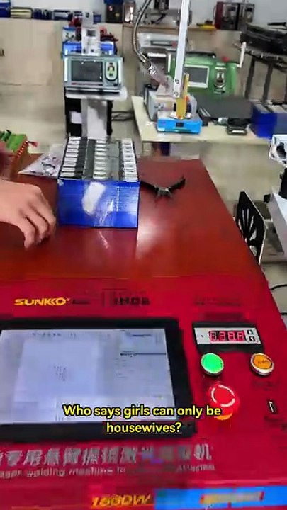 Laser welding machine that girls can also operate