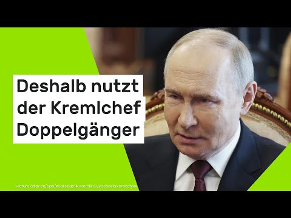 Wladimir Putin: Ex-Geheimdienstchef sicher - deshalb nutzt der Kremlchef Doppelgänger