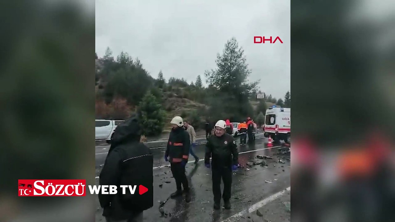 Adıyaman'da yolcu otobüsü ile otomobil çarpıştı; 3 ölü, 3 yaralı