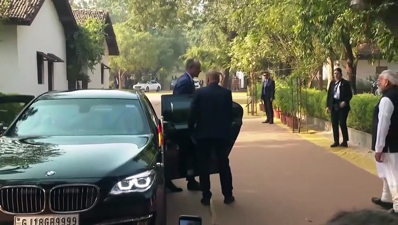 German Chancellor Merz visits India to boost ec...