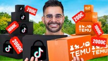 J’ai Acheté 10 000€ de Colis Temu vs TikTok Shop !