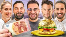 Qui Fera Le Meilleur Burger Avec 10€ ? (Ft. 4 Top Chef)