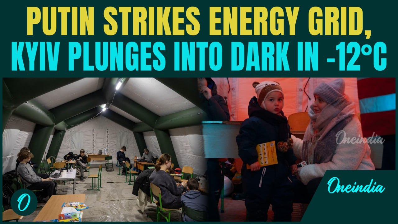 Russia–Ukraine War: Putin HAMMERS Ukraine’s Energy Grid, Leaving Ukrainians Without Heat in Winter