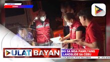 DSWD, agad na naghatid ng tulong sa mga apektadong pamilya ng landslide sa isang landfill sa Cebu